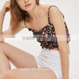Wholesale New Arrival Trendy Casual Apparel Lace up High Waisted Blank Shorts Women thumbnail-1