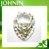 New Design Fashion 100% Organic Muslin Baby Bandana Drool Bibs thumbnail-4
