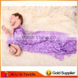 Hand Knit Baby Lace Stretch Wrap Photography Prop Newborn Baby Lace Clothing Baby Photography Props thumbnail-2