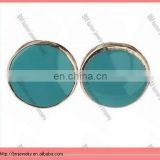 plastic rings in Sea Turquoise Enamel ar studs jewelry ring cheap price