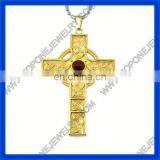 2014 best stainless steel hot gold celtic cross pendant made in China