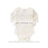 Baby 0-24 Months Long Sleeves Cotton Romper Geometrical Pattern thumbnail-1