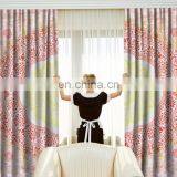 Indian Latest Ombre Mandala Curtain Set Cotton Boho Drapes Window Decor Curtain Set thumbnail-1