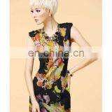 New Arrival Fashion Multi-colors 2016 Digital Printing Silk Printed Fabric