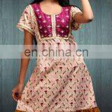 Fashion Ladies Blouse Skirts Cotton Tunics and Kaftan thumbnail-1