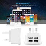 Factory Stock Universal Wall Charger, BS Certificate Travel Charger With UK Plug 4 USB Ports Max 3.1A thumbnail-3