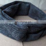 Pure Color Soft Cotton Hair Band Hair Accessories Elastic Knitted Cotton Headband Women thumbnail-3