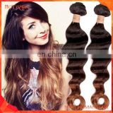 Top Quality Indian Deep Wave Human Hair Extension Cheap 7A Three Tone Virgin Indian Wholesale Human Hair Weave Indian Hair Wefts