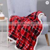 100% Polyester Sherpa Flannel Blanket Two Sides Brushed Cozy Fleece Throw thumbnail-3