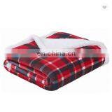 100% Polyester Sherpa Flannel Blanket Two Sides Brushed Cozy Fleece Throw thumbnail-6