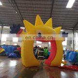 High Quality Decorative Sun Flower Archway Entrance Inflatable Arch for Nursery School Open thumbnail-3