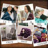 Recycle Warm Hugs Positive Energy Healing Thoughts Blanket Comfort Caring Message Print Combo Gift Pack Fragrance Throw Blanket thumbnail-5