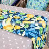 Most Popular Modern Fruits Digital Print Rectangle Cotton Line Table Runner for Dinner thumbnail-3