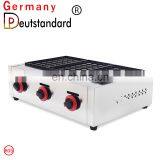 Gas 3 Plate Takoyaki Machine Fish Grill Pan thumbnail-6