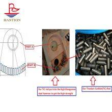 Tic Titanium Carbide Rod Carbide Rod For Jaw Plate Titanium Hammer Wearness thumbnail-5
