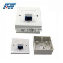 Top Manufacture Wall Mounted Network Connection Joint Closure Box 86 Faceplate Fiber Optic Terminal Box FTTH Box