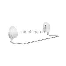 Hot Sales Stainless Steel Towel Rack White Rustproof Hotel Towel Rack Durable Powerful Suction Towel Rack