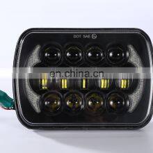 LED6485 LED WORK LIGHT Aluminum Alloy 5*7INCH 5x7 85w Pair 8000L for Truck Auto Car Replacement for Sealed Beam With DRL LANTSUN thumbnail-3