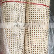 OEM Wholesale Natural Bleached Rattan Mesh Roll Half Inch Hand Woven Knitted Sheet Bamboo Cane Sheet Weaving From Viet Nam thumbnail-5