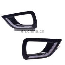 GELING 12V Black Gloss Cover Drl Led Daytime Running Light For NISSAN NAVARA NP300 2015 2016 2017 2018 thumbnail-3