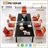 H902 Modern Leather Stainless Steel Design Conference Chair thumbnail-1