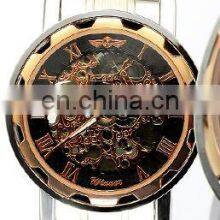 Winner 614 Fashionable Self-wind Men Stainless Steel Automatic Mechanical Watch thumbnail-5