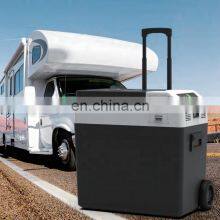 Foldable Portable Mini Tri-use Home ac Power Car 12v dc Power Outdoor Camping Battery Supply 45L Fast Freezing Cooler Box thumbnail-3