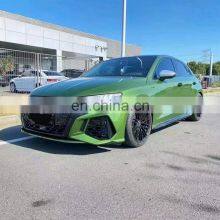 Последний боди-кит. Комплект переднего бампера с обновленным дизайном в стиле RS3 для деталей автомобиля Audi A3 2021 года thumbnail-5