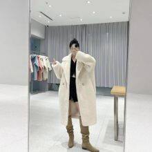 Nuevo osito de peluche, pelo de cordero, racimo, silueta, pelaje de oso Teddy granular, abrigo de pelo de longitud media para mujeres thumbnail-4