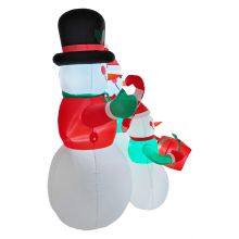 Snowman Inflatable With Inflatable Snow Globe – Perfect for Xmas Decor thumbnail-5