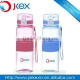 Plastic Sports Water Bottle With Silicone Sleeve thumbnail-3
