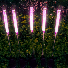 Glowing Outdoor Acrylic Reed Rods - Garden, Yard, Villa, and Flower Field Decorative Ground-inserted Lights With Warm Light, 8-piece Set thumbnail-4