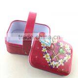 Beautiful Rectangle Tin Box for Chocolate With Handle thumbnail-4