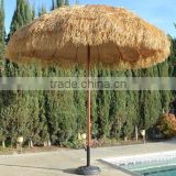 Outdoor Furniture General Use and Wood Pole Material BEACH UMBRELLA THATCH