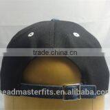 Wholesale 6 Panels Embroidery Wool Snapback Cap thumbnail-3