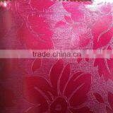 Flower Design Pvc Leather for Upholstery, Bag, thumbnail-1