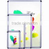 Photo Frame 32mm 25mm Profile Round Chrom Corner Snap Frame Round Lockable Picture Frame