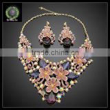 2016 New Arrival African Gold Plated Jewelry set which for Wedding jewelry set Match Clothes KHK877
