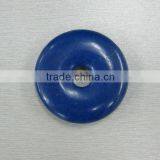 Wholesale Blue Synthetic donut gemstone