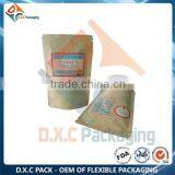 Food Safe Custom Kraft Paper Foil Bag Free-standing thumbnail-2