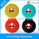 2015 Newest Pet Toys Silicone Dog'S Flying Frisbee silicone frisbee with logo
