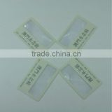 hot promotion gifts name cards pvc glass bookmark