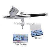 NEW 0.2mm&0.3mm DUAL-ACTION AIRBRUSH GUN GRAVITY PAINT TATTOO (PR-130)