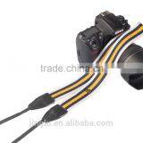 Colorful Ribbon Pattern D-SLR Yellow Camera Strap Shoulder Neck Strap Grip LO-05 thumbnail-4