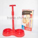 Best Seller Easy Feeder Double Plastic Pet Bowl thumbnail-2