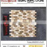 15*32 Mixed Color Polished Marble Mosaic Tiles thumbnail-1