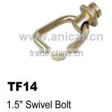 TF14 1.5" Swivel Bolt L Track Fitting zinc plated