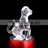 New Custom Design Dog Figurine Make Glass Figurines for Home Decration thumbnail-4