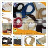 22'' European Remy Hair/ Pu Hair Weft Hair Extensions Tape Hair Extensions 60# 613# thumbnail-6