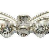 Alloy Crystal Rhinestone Spacers Beads, Platinum Color(ALRI-H042-3) thumbnail-1